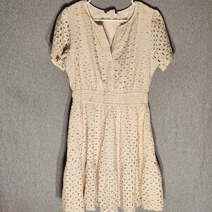 NWT Pretty Garden Boho Eyelet Dress